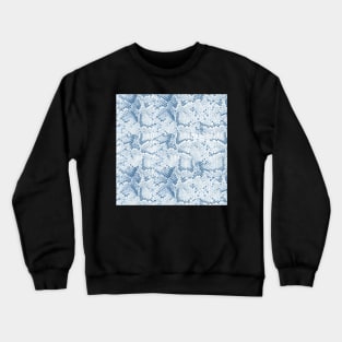 Blue Snake Skin Crewneck Sweatshirt